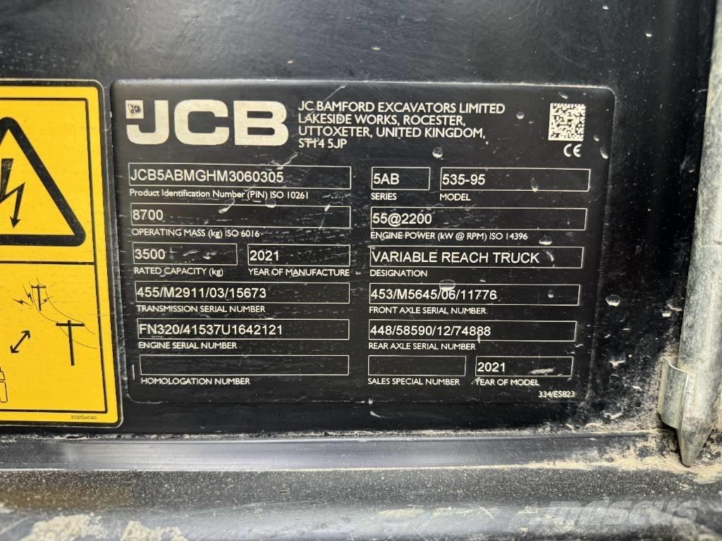 JCB 535-95 Телескопічні навантажувачі