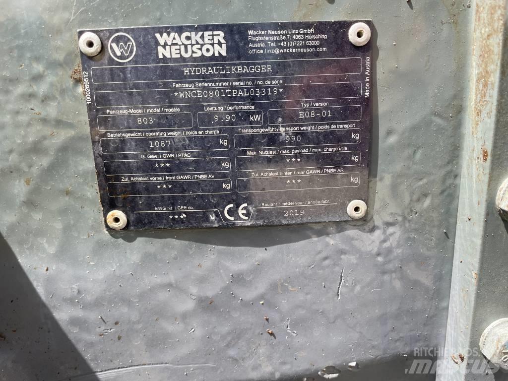 Wacker Neuson 803 Міні-екскаватори < 7т