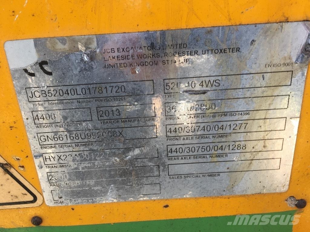 JCB 520-40 Телескопічні навантажувачі