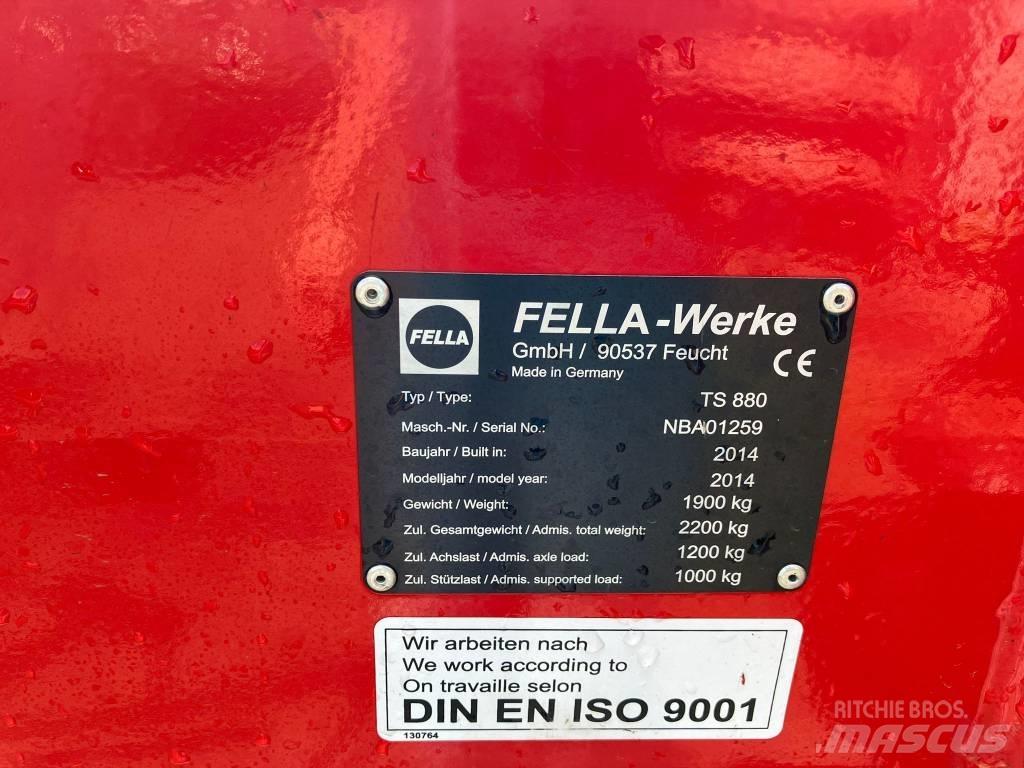 Fella ts 880 Рядкові жатки