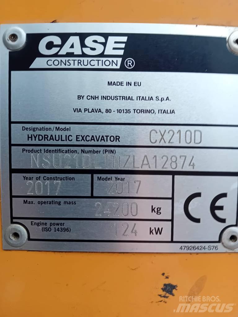 CASE CX 210 D Гусеничні екскаватори