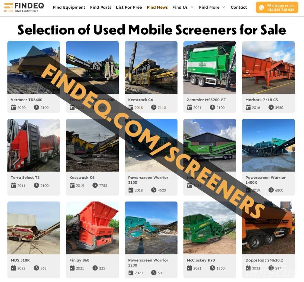 PowerScreen Div. Мобільні грохоти