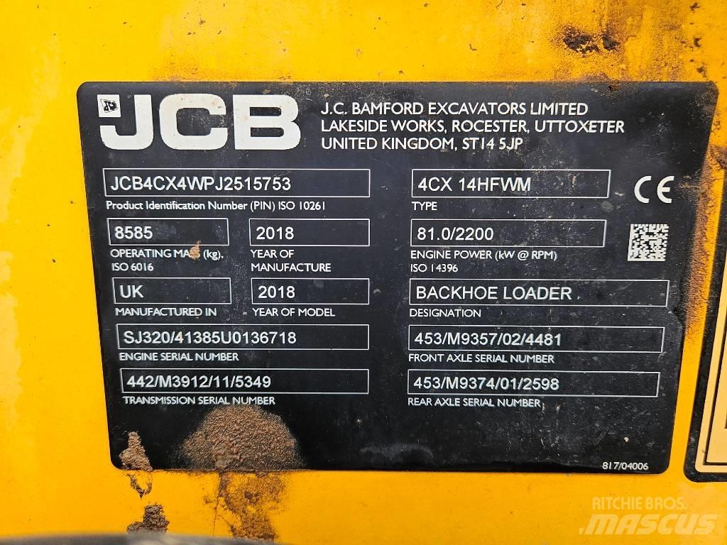 JCB 4 CX Екскаватори-навантажувачі