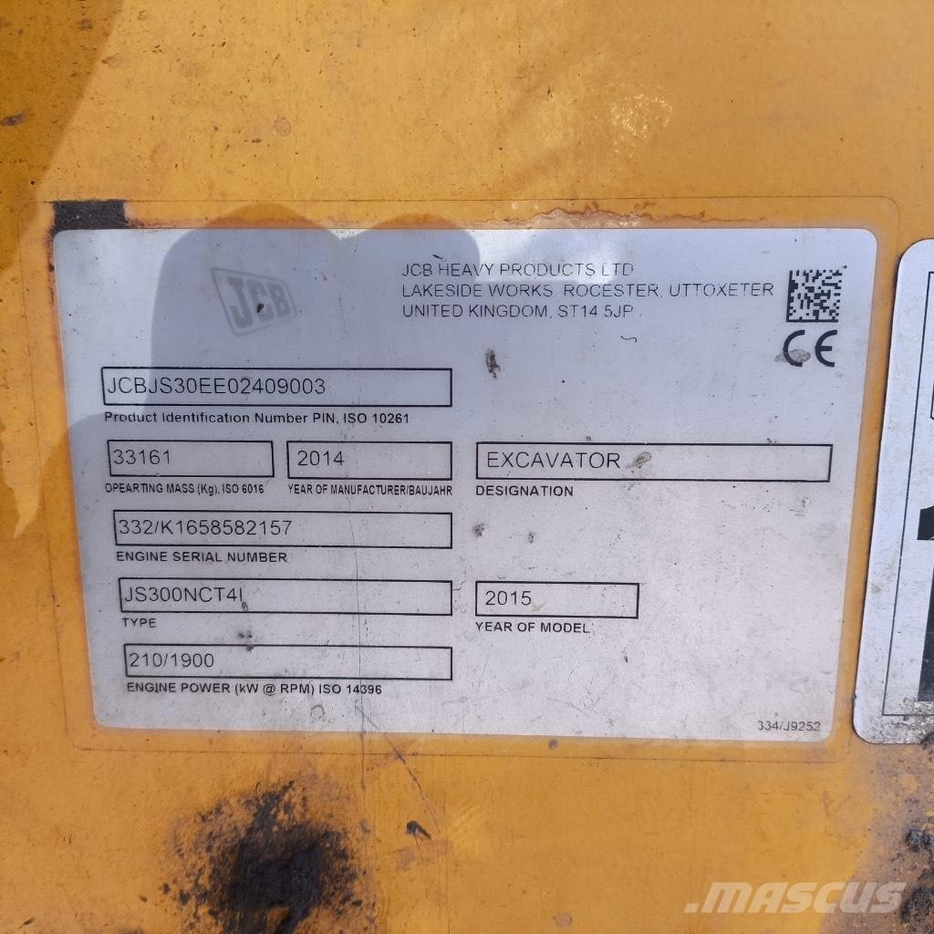 JCB JS 300 Гусеничні екскаватори