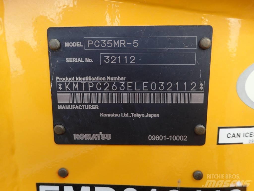 Komatsu PC35MR-5 Міні-екскаватори < 7т