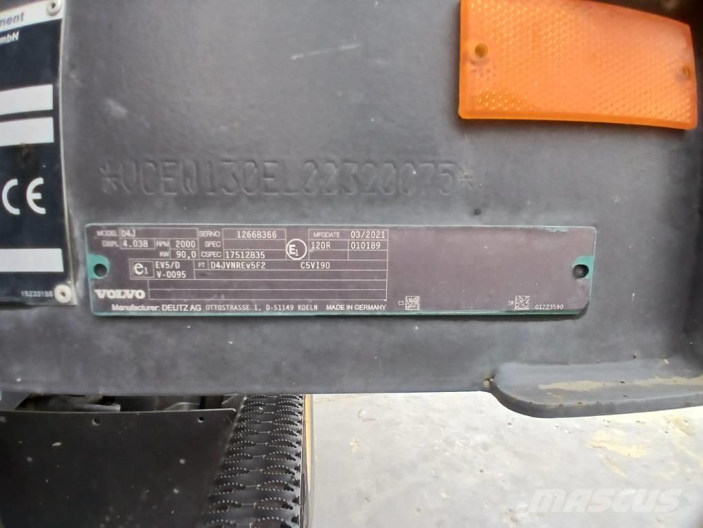 Volvo EWR 130 E Колісні екскаватори