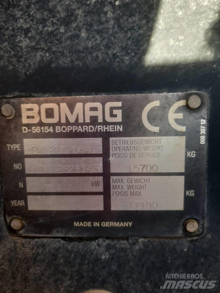 Bomag BW 216 D-4 Ущільнювачі грунту