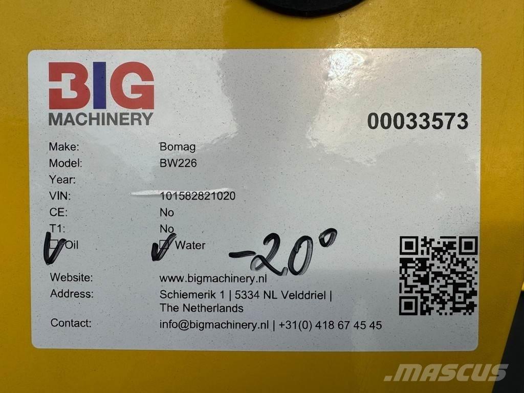 Bomag BW226 Грунтові котки