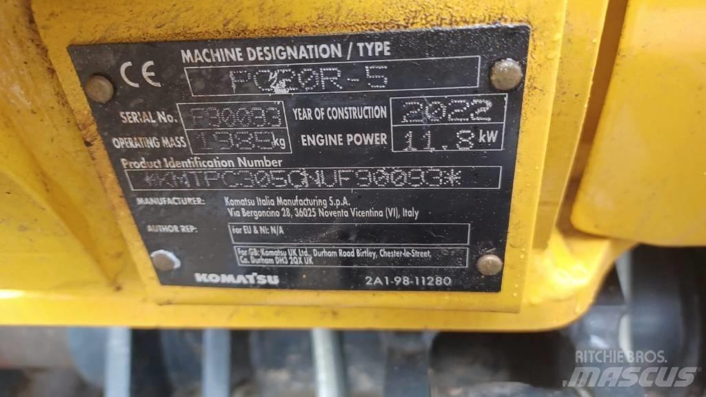Komatsu PC 20 MR-5 Міні-екскаватори < 7т
