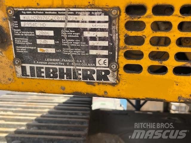 Liebherr R 954C  HD Колісні екскаватори