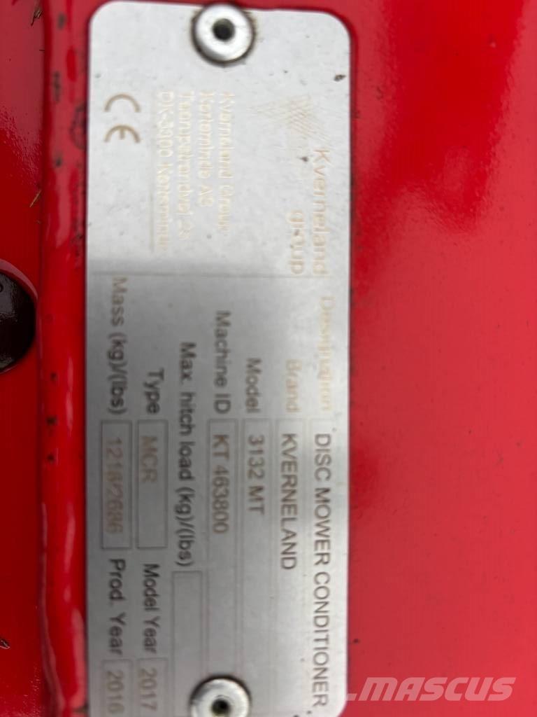 Kverneland 3132 MT Косилки-формувачі