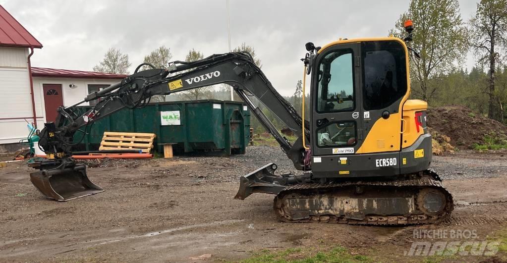 Volvo ECR 58 D Міні-екскаватори < 7т