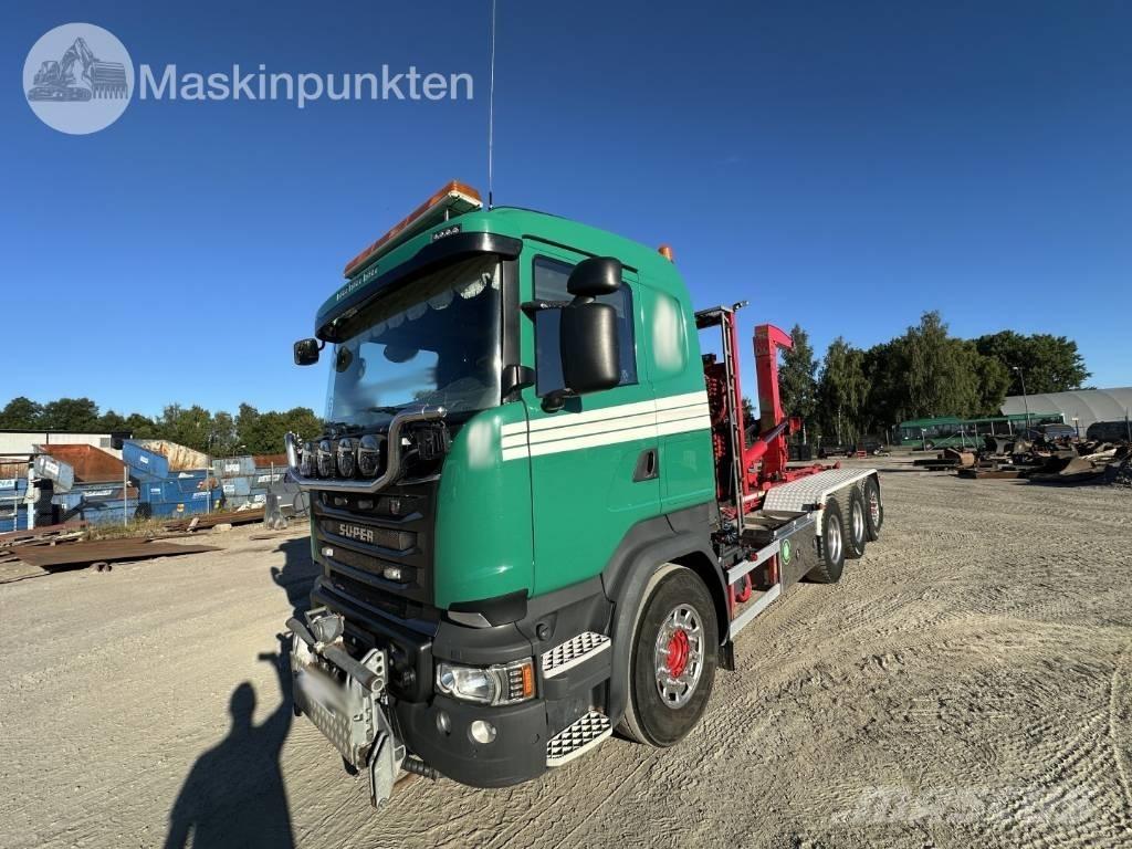 Scania R 580 LB Вантажівки з гаковим підйомом