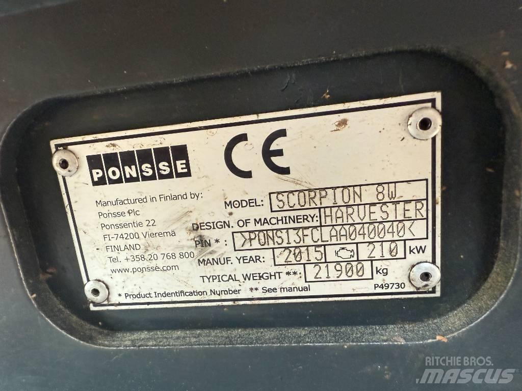 Ponsse SCORPION 8W Харвестери