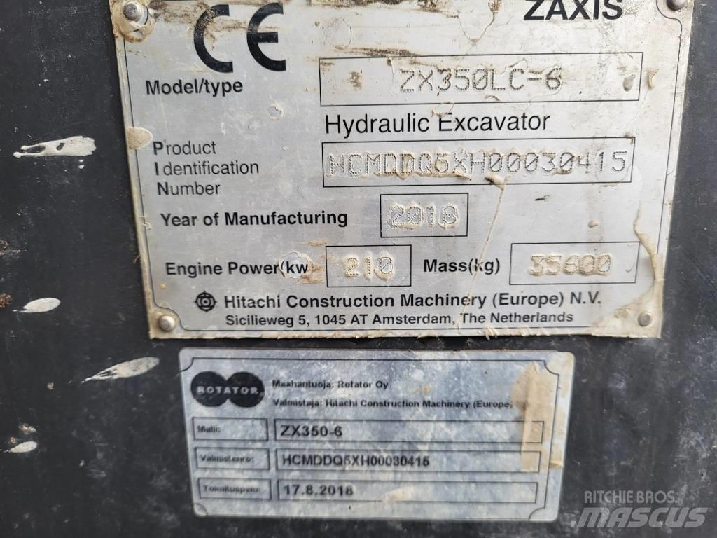 Hitachi ZX 350 LC-6 Гусеничні екскаватори