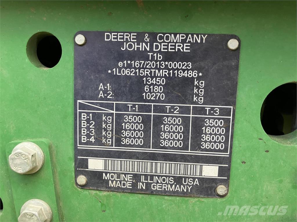 John Deere 6215R Трактори