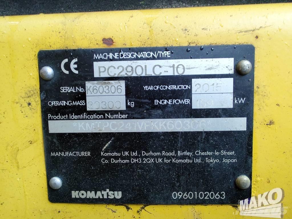 Komatsu PC 290 Гусеничні екскаватори