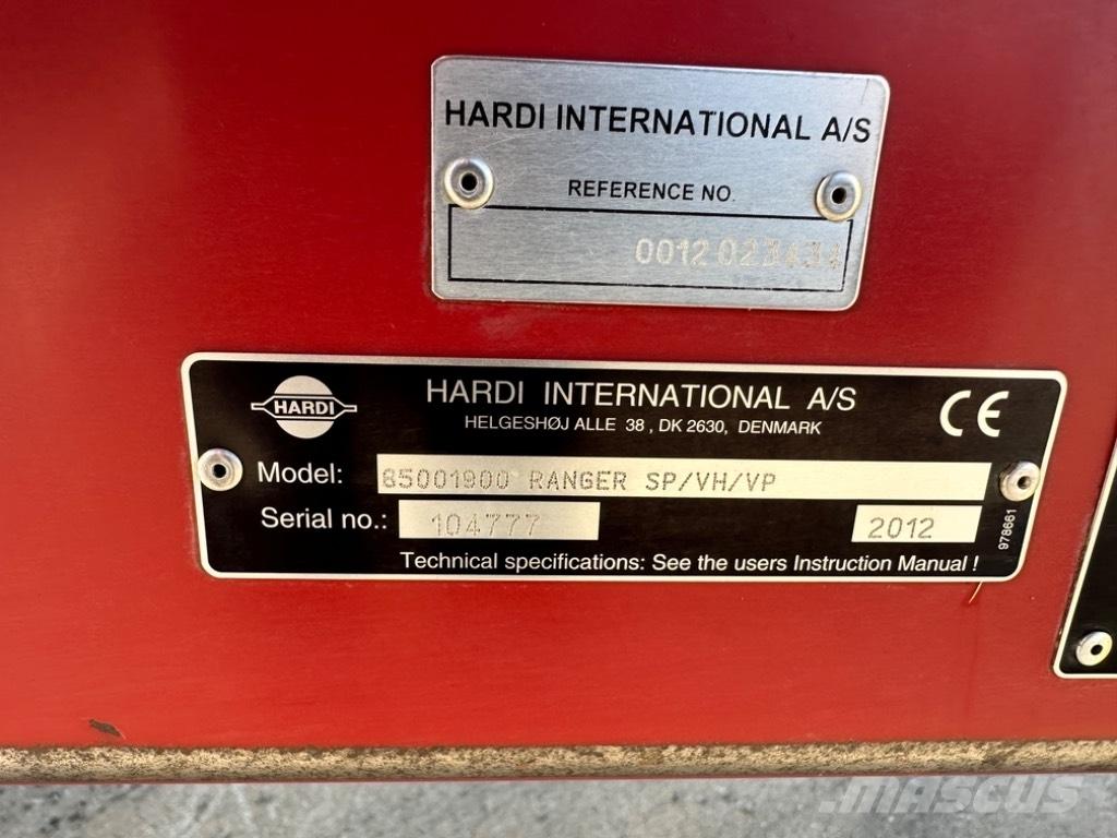 Hardi Ranger 2500 Причіпні обприскувачі