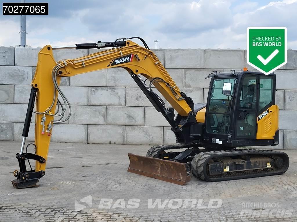Sany SY80U Міні-екскаватори < 7т