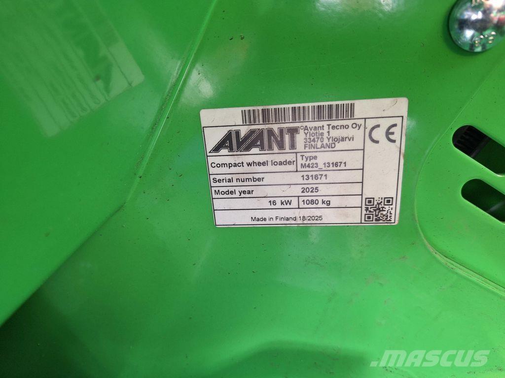 Avant 423 TDL Спеціальні екскаватори