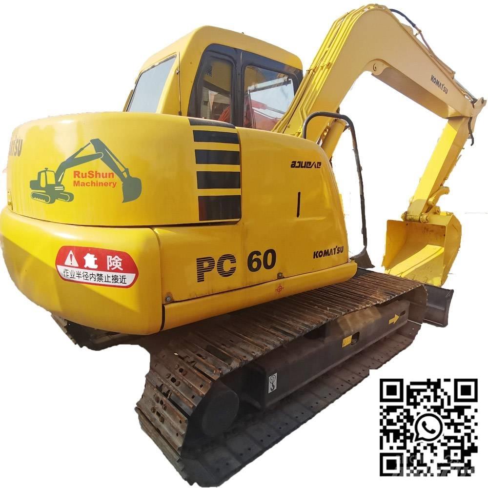 Komatsu PC60 Міні-екскаватори < 7т