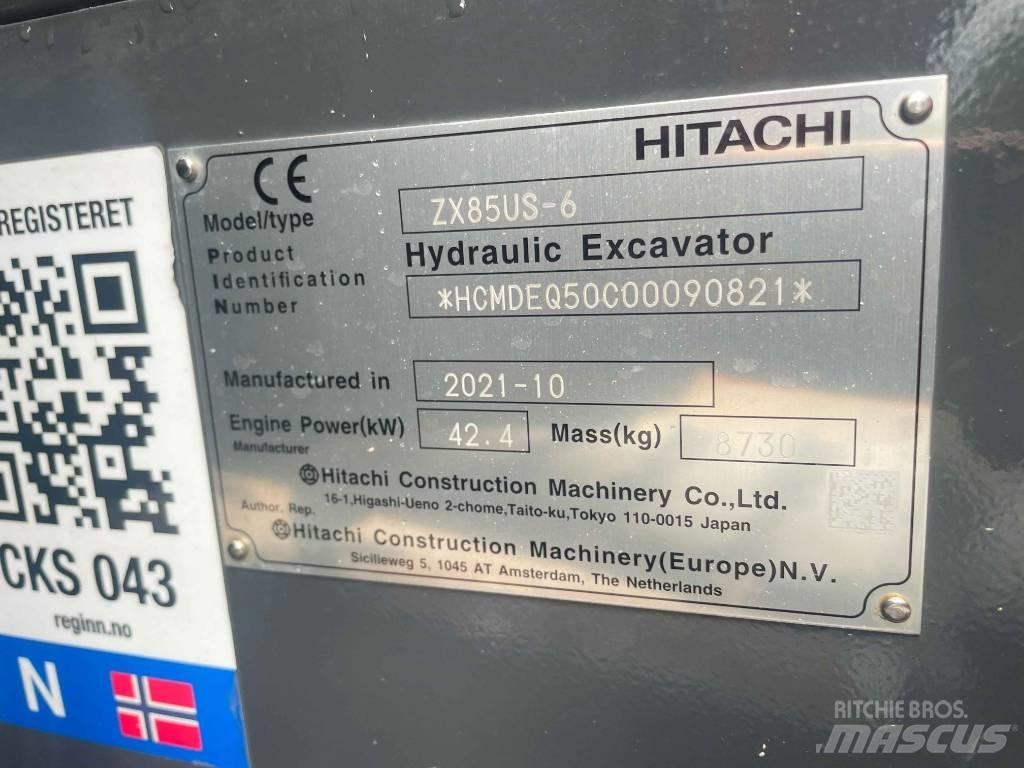 Hitachi ZX 85 US-6 Середні екскаватори 7т. - 12т.