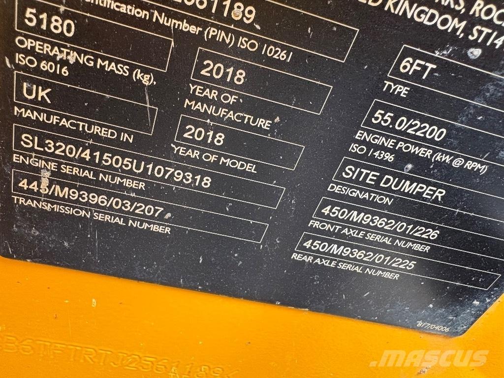 JCB 6T FT Міні самоскиди