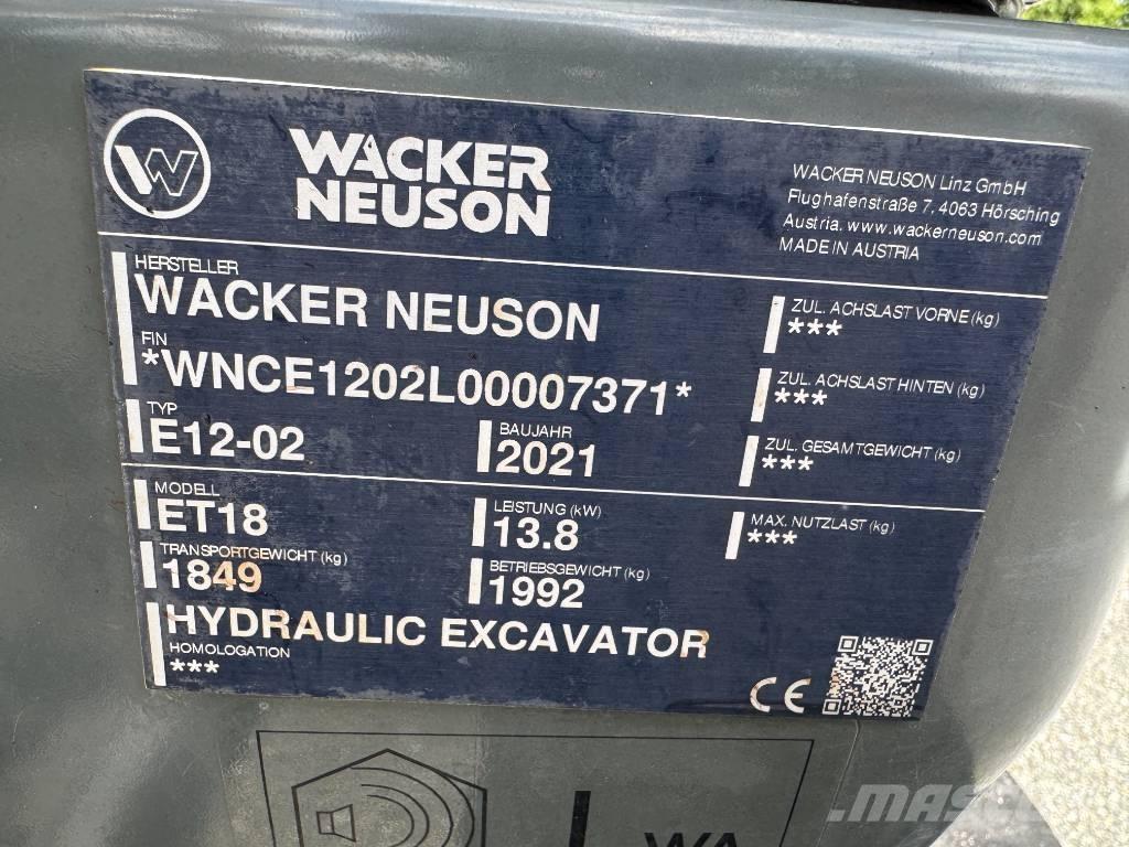 Wacker Neuson ET18 Гусеничні екскаватори