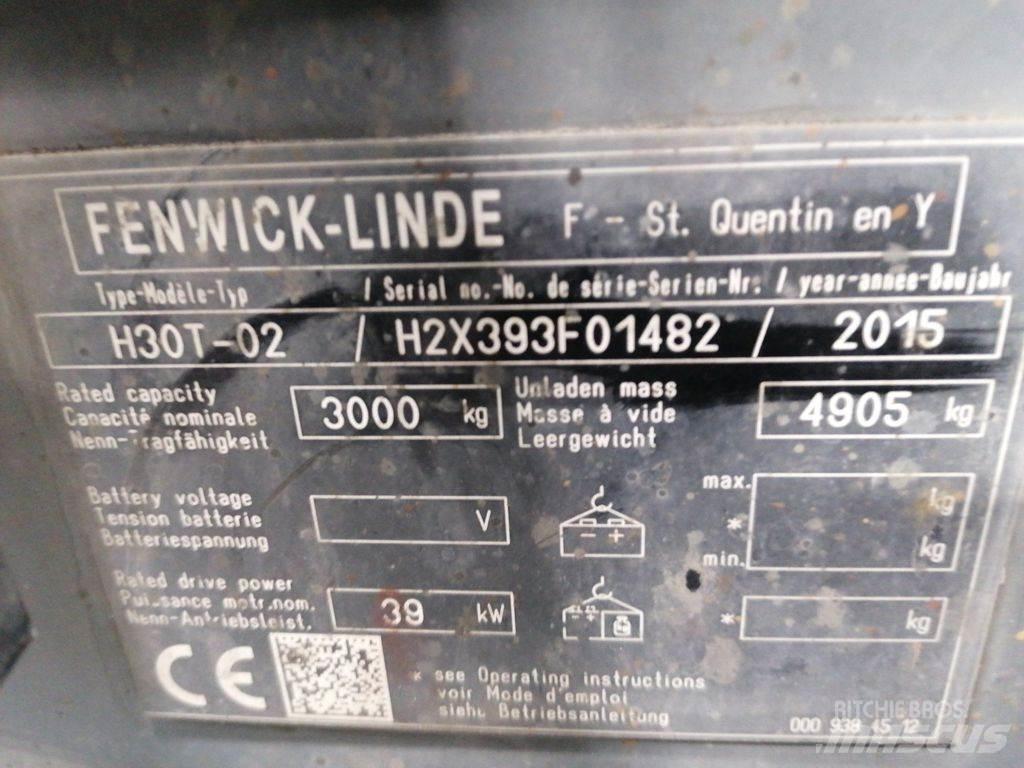Linde H30T-02 Газові навантажувачі