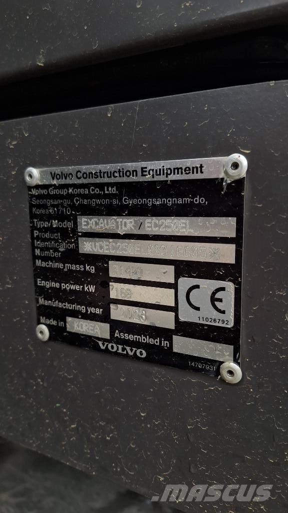 Volvo EC 250 EL Гусеничні екскаватори
