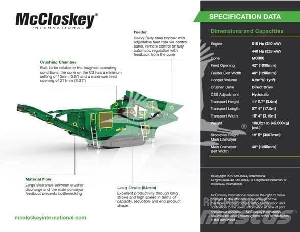McCloskey C3 Роздрібнювачі