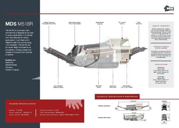 MDS M518R Просіювачі