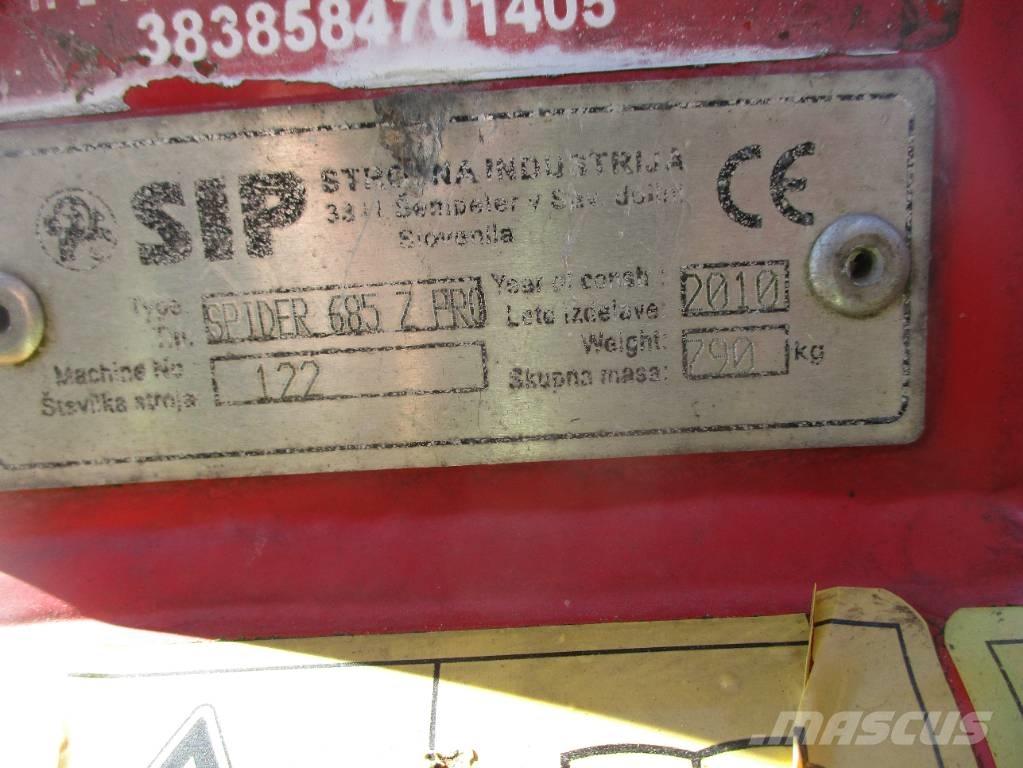 SIP Spider 685/6 Граблі і сінозворушувачі