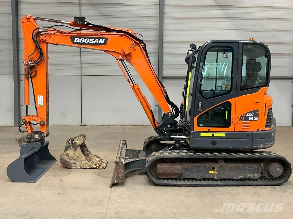 Doosan DX 63-3 Міні-екскаватори < 7т