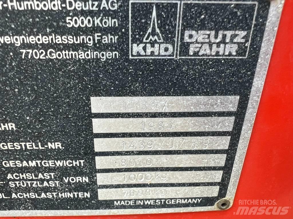 Deutz Fahr F 570 Причепи із самозавантаженням