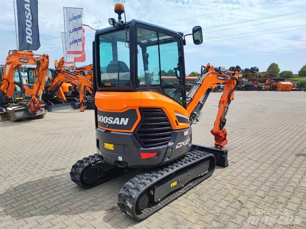 Doosan DX27z Міні-екскаватори < 7т