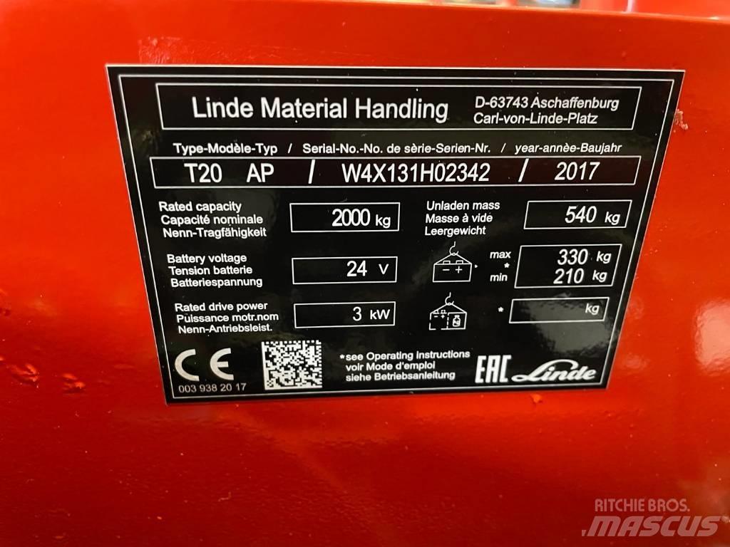 Linde T 20 Штабелери