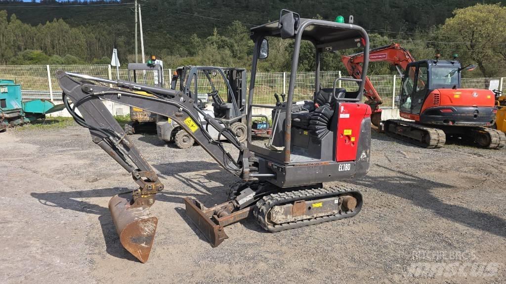 Volvo EC 18 Міні-екскаватори < 7т