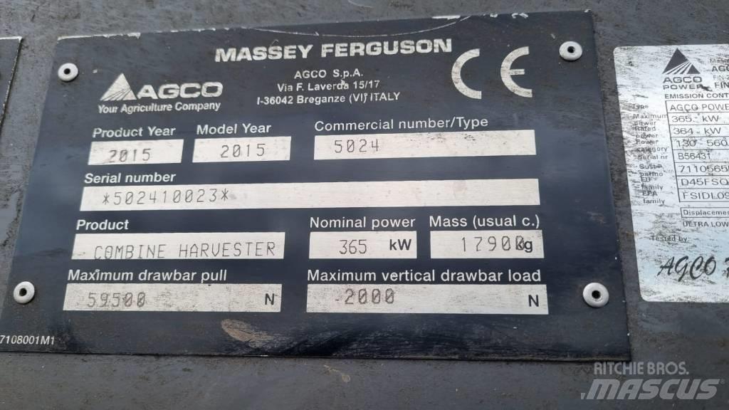 Massey Ferguson 9380 Зернозбиральні комбайни
