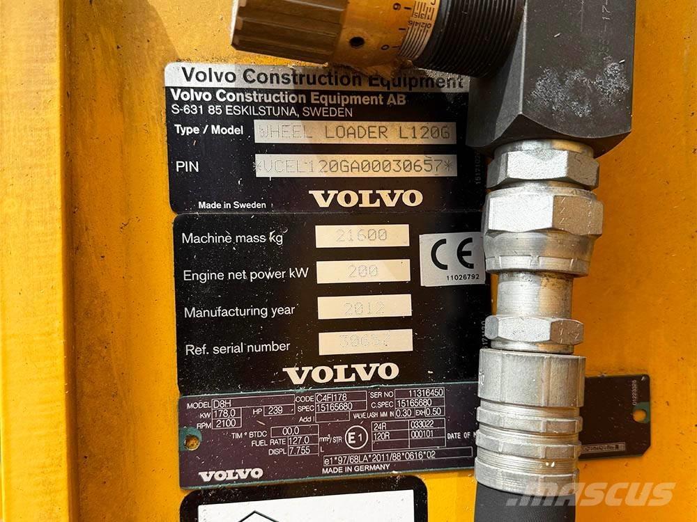 Volvo L 120 G Фронтальні навантажувачі