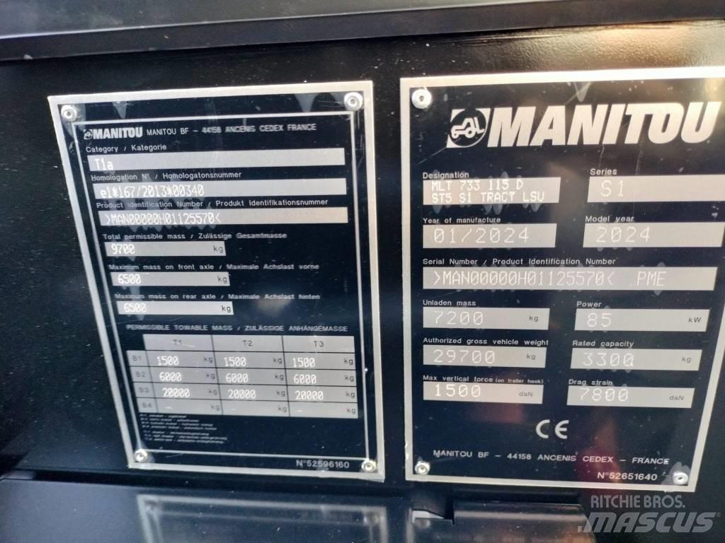 Manitou MLT733 Телескопічний навантажувач