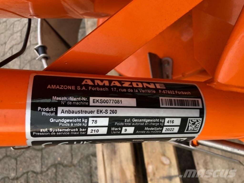 Amazone EKS 260 Розсіювачі солі та піску