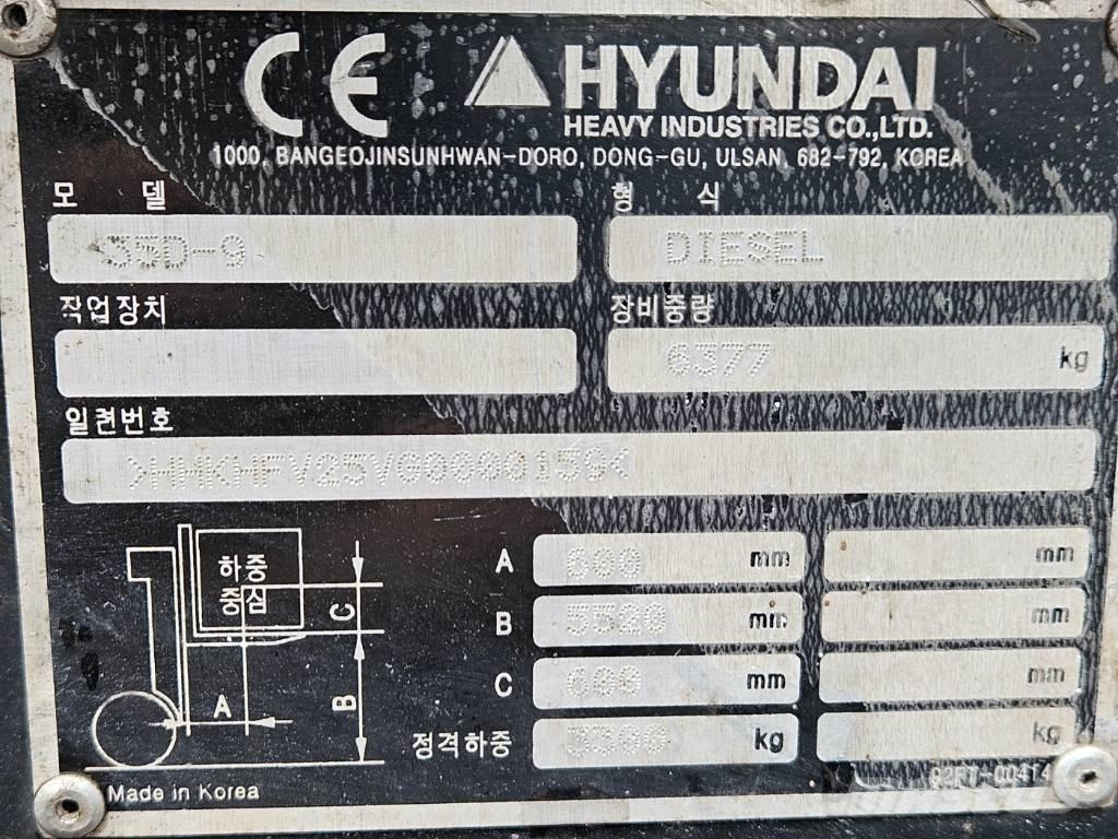 Hyundai 35d-9 Дизельні навантажувачі