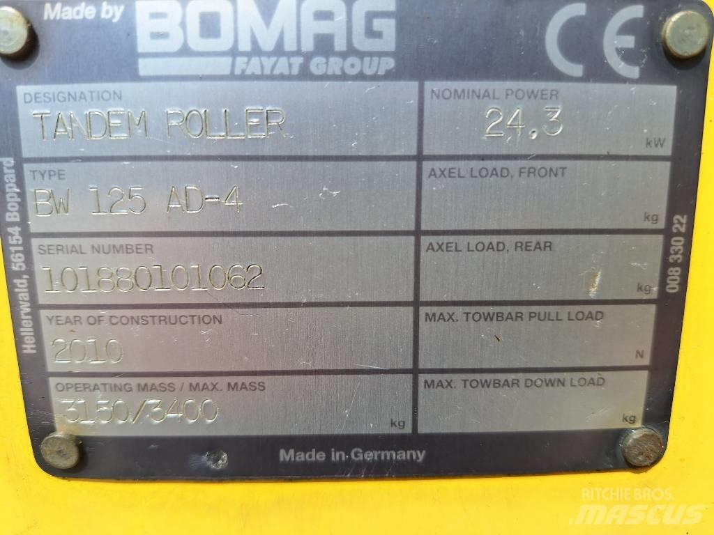 Bomag BW 125 AD-4 Котки тротуарні