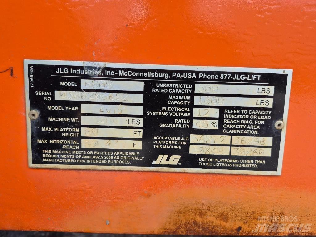 JLG 800 S Колінчаті підйомники