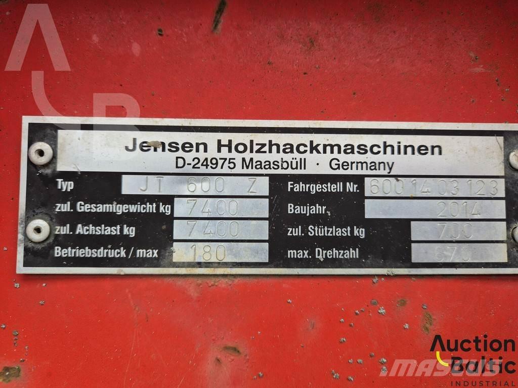 Jensen JT 600 Z Подрібнювачі деревини
