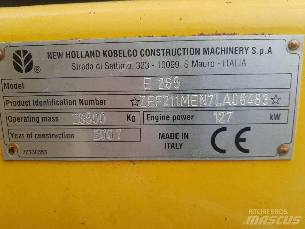 New Holland E 265 Гусеничні екскаватори