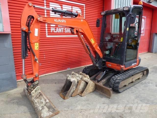 Kubota U 27-4 Міні-екскаватори < 7т
