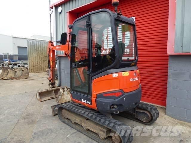 Kubota U 27-4 Міні-екскаватори < 7т