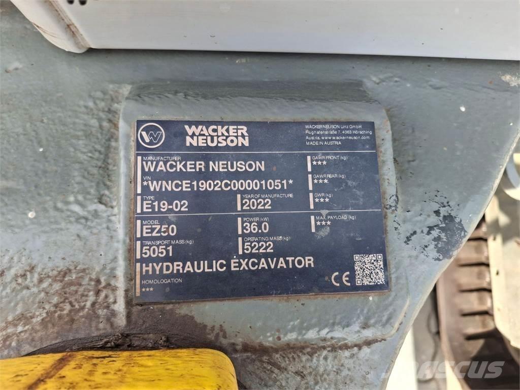 Wacker Neuson EZ50 Гусеничні екскаватори